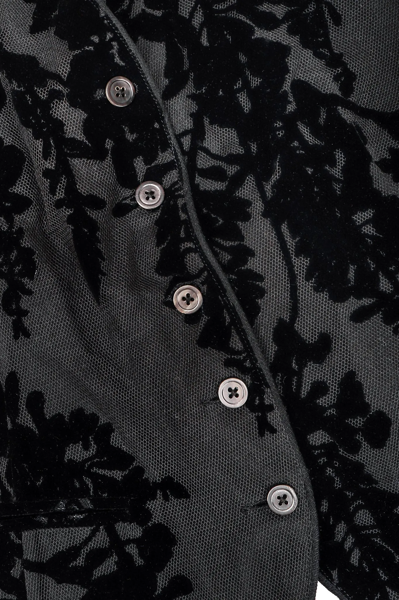 Velvet Mesh Vest