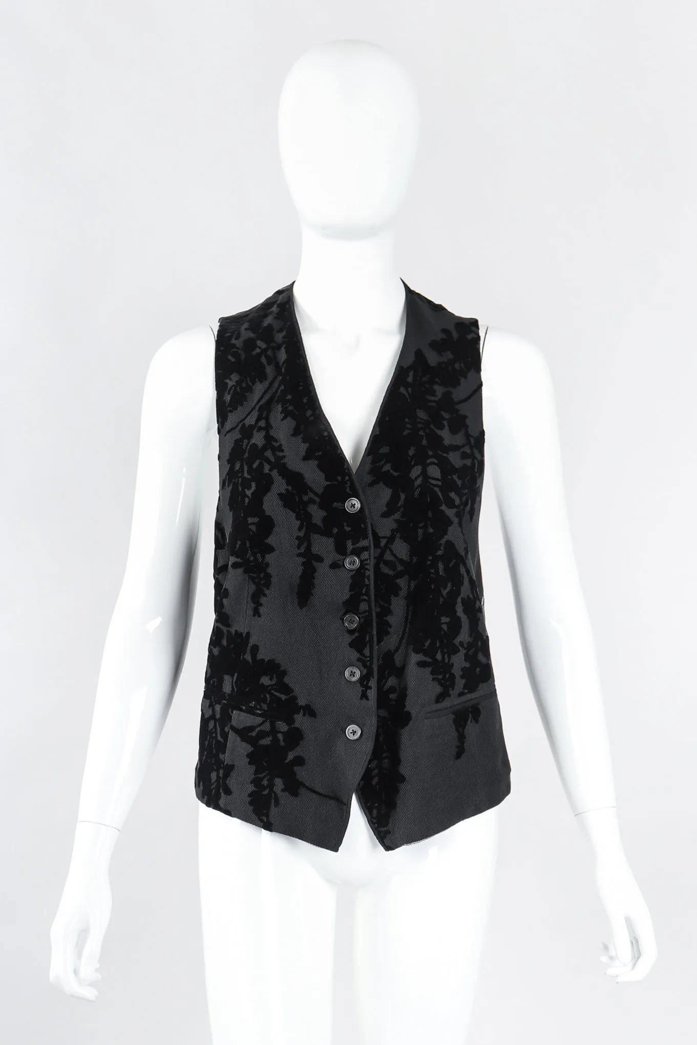 Velvet Mesh Vest