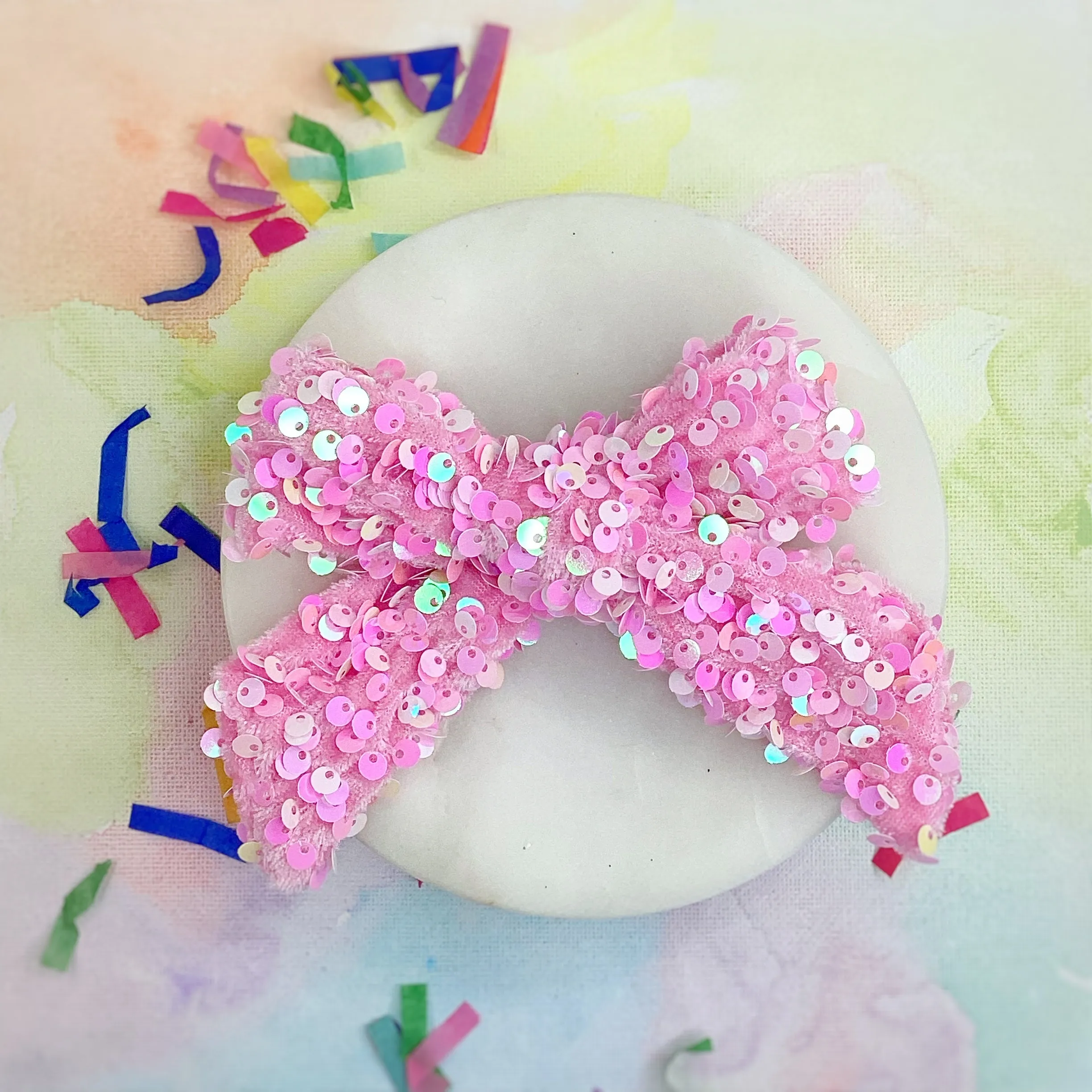 Velvet Sequin Bows