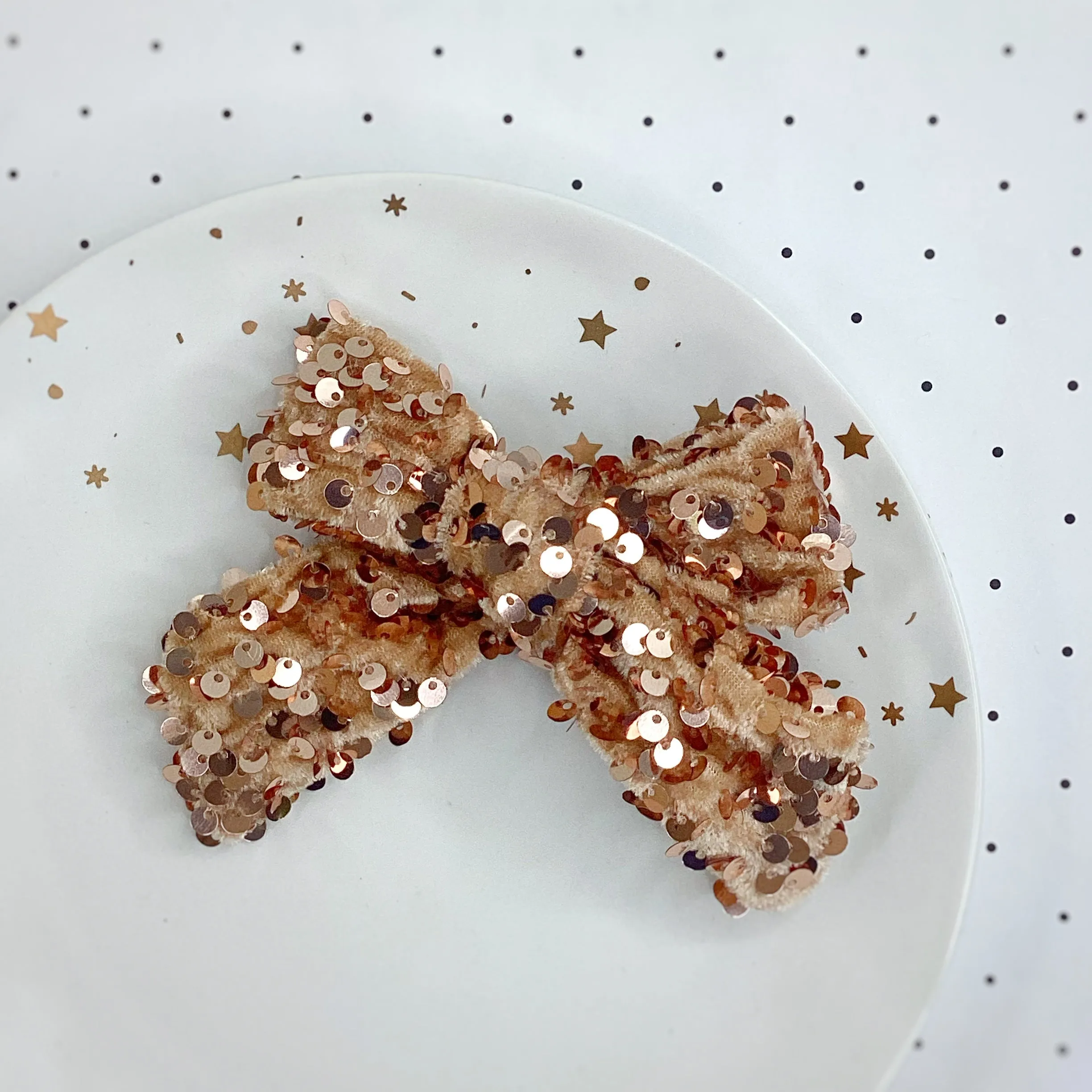 Velvet Sequin Bows