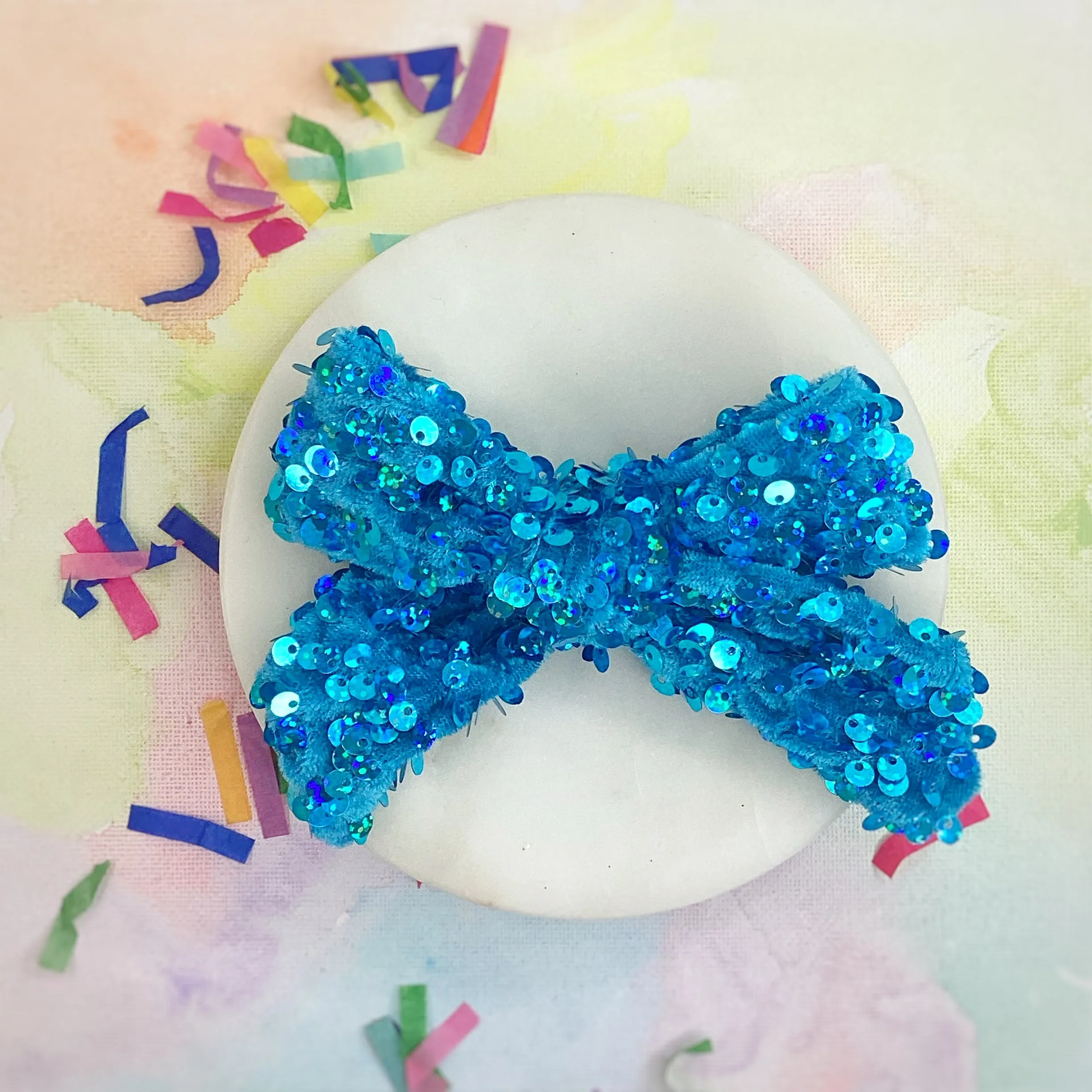 Velvet Sequin Bows