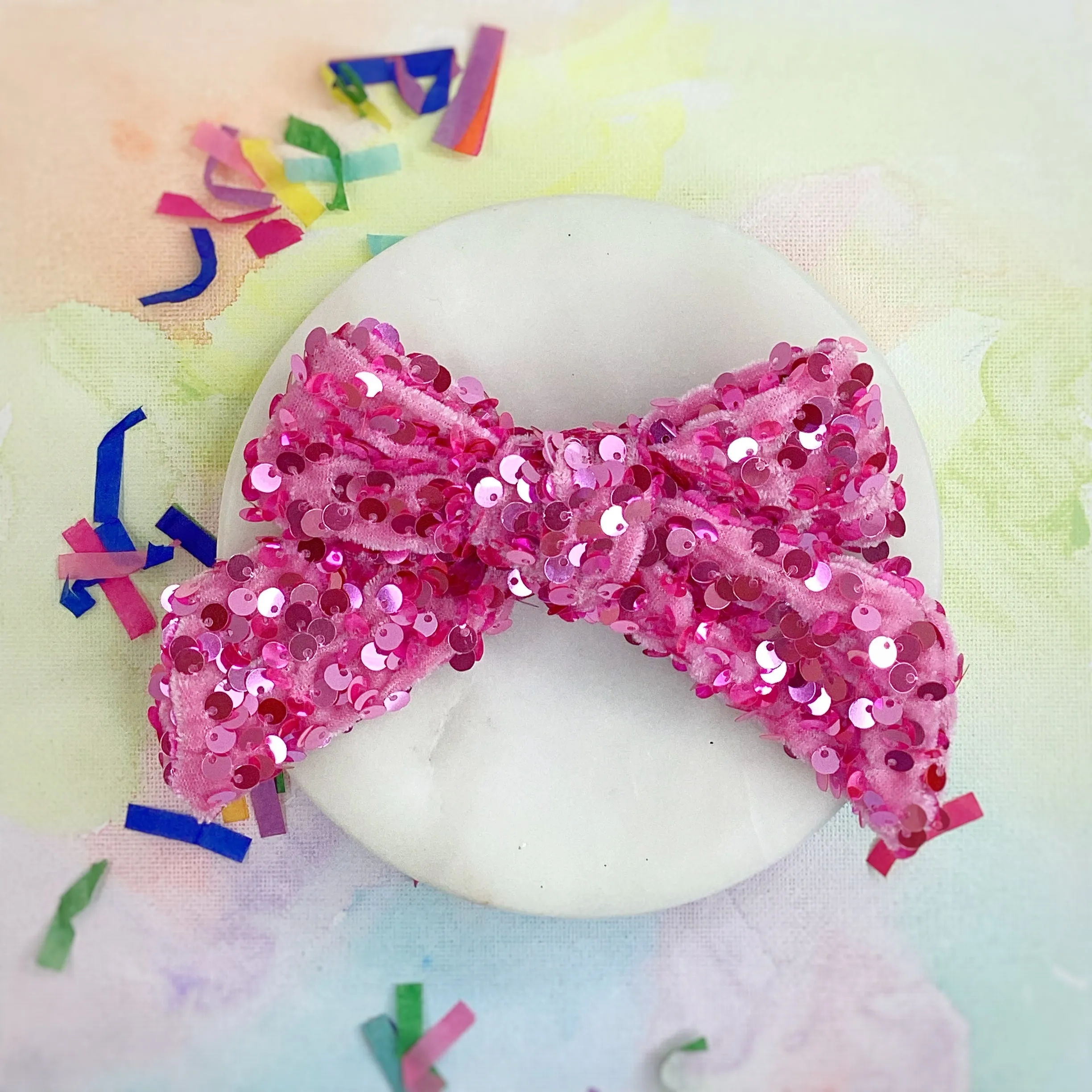 Velvet Sequin Bows