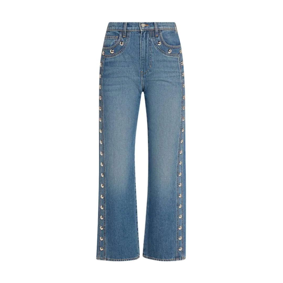 VERONICA BEARD DYLAN ANKLE HIGH RISE STRAIGHT