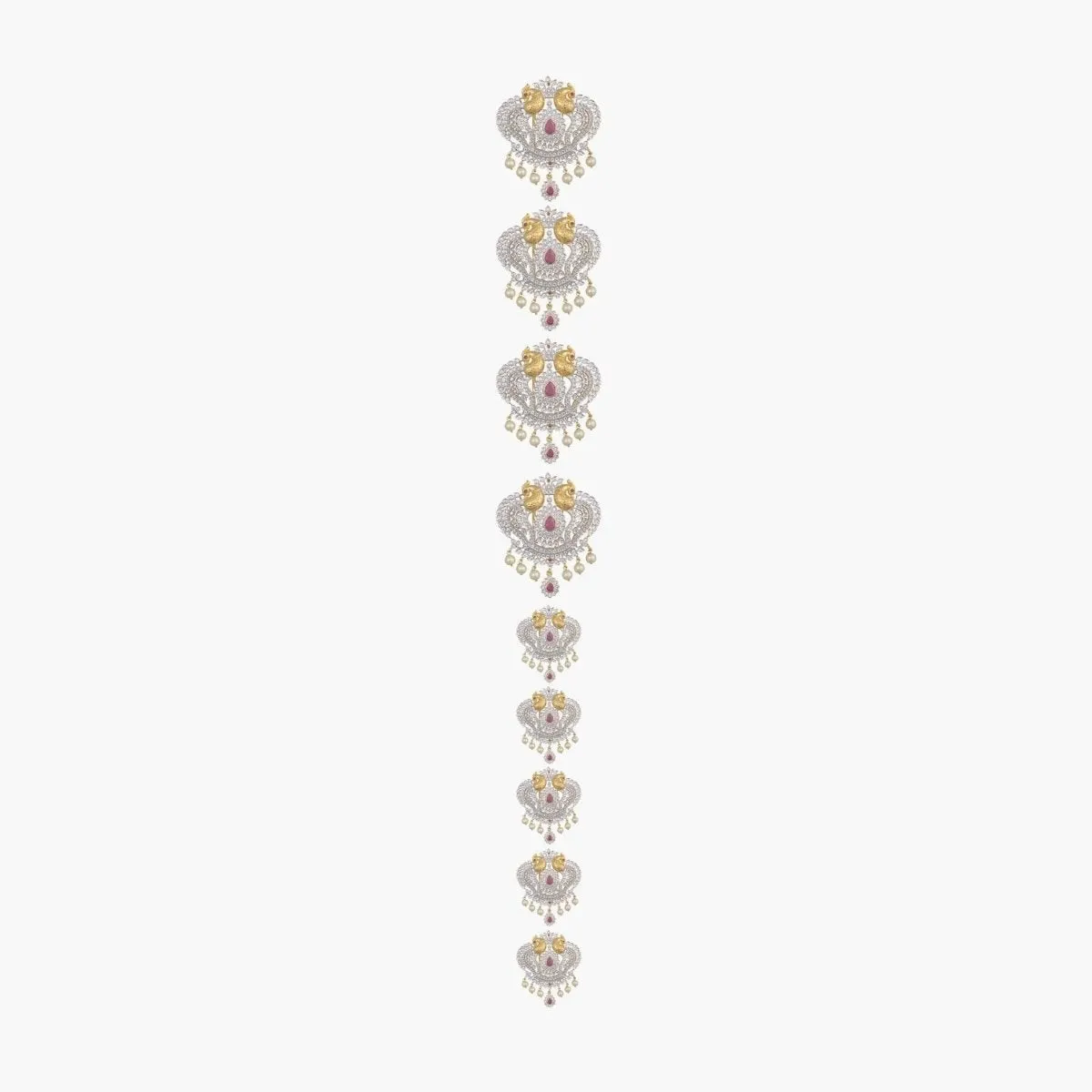 Vibha Nakshatra CZ Hair Brooch