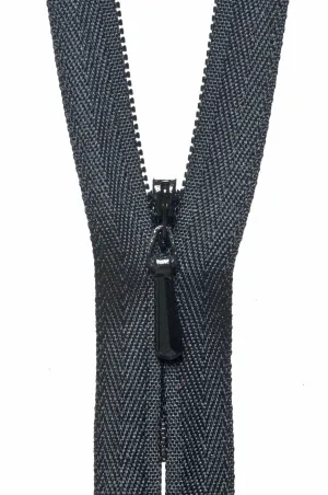 YKK Concealed / Invisible Zip - 20cm / 8'' - Black 580