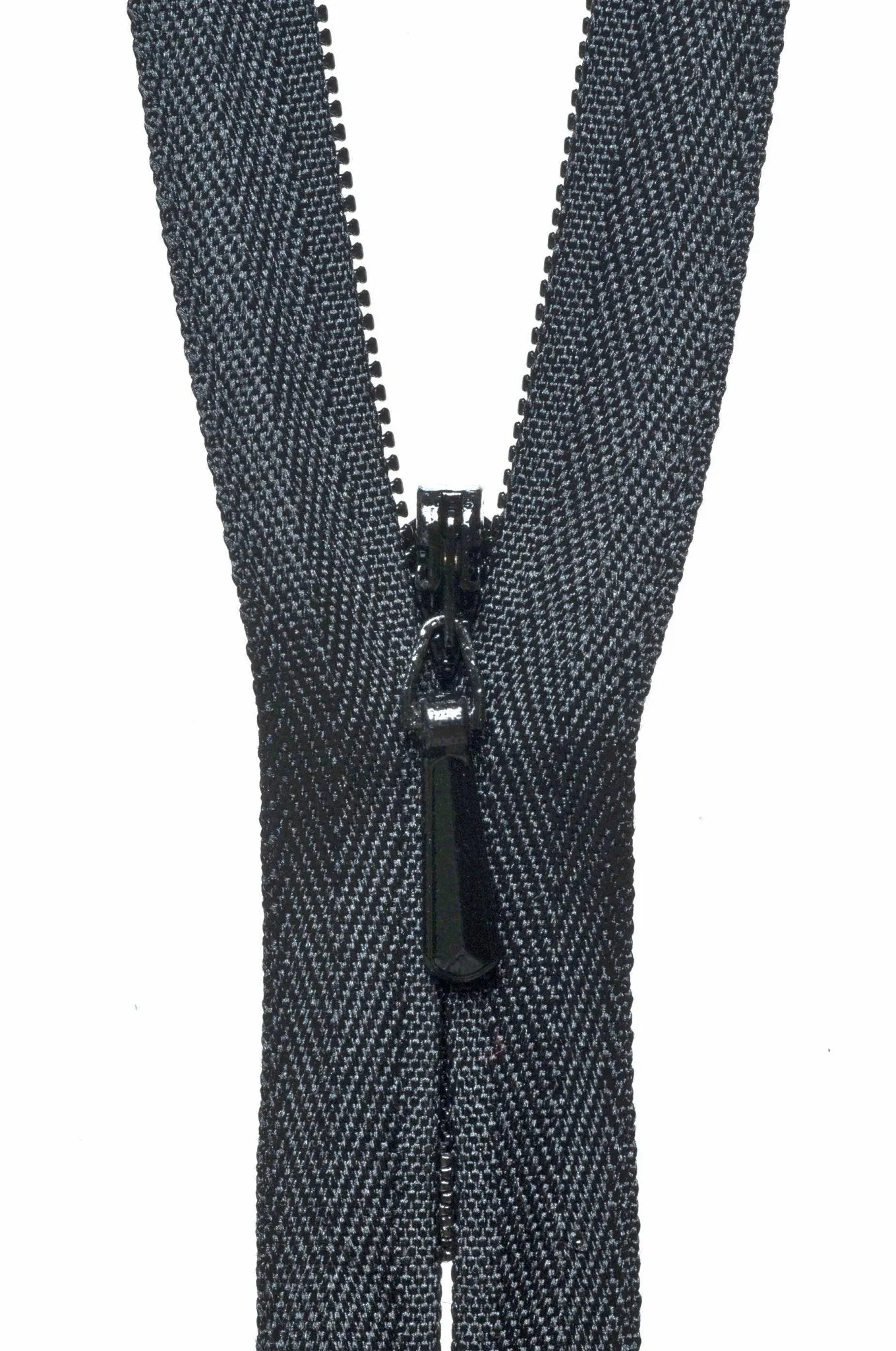 YKK Concealed / Invisible Zip - 20cm / 8'' - Black 580
