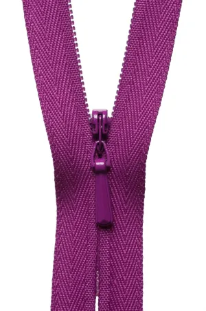 YKK Concealed / Invisible Zip - 20cm / 8'' - Cerise 299