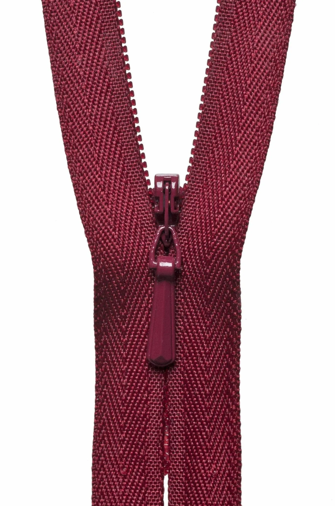 YKK Concealed / Invisible Zip - 20cm / 8'' - Dark Wine 527