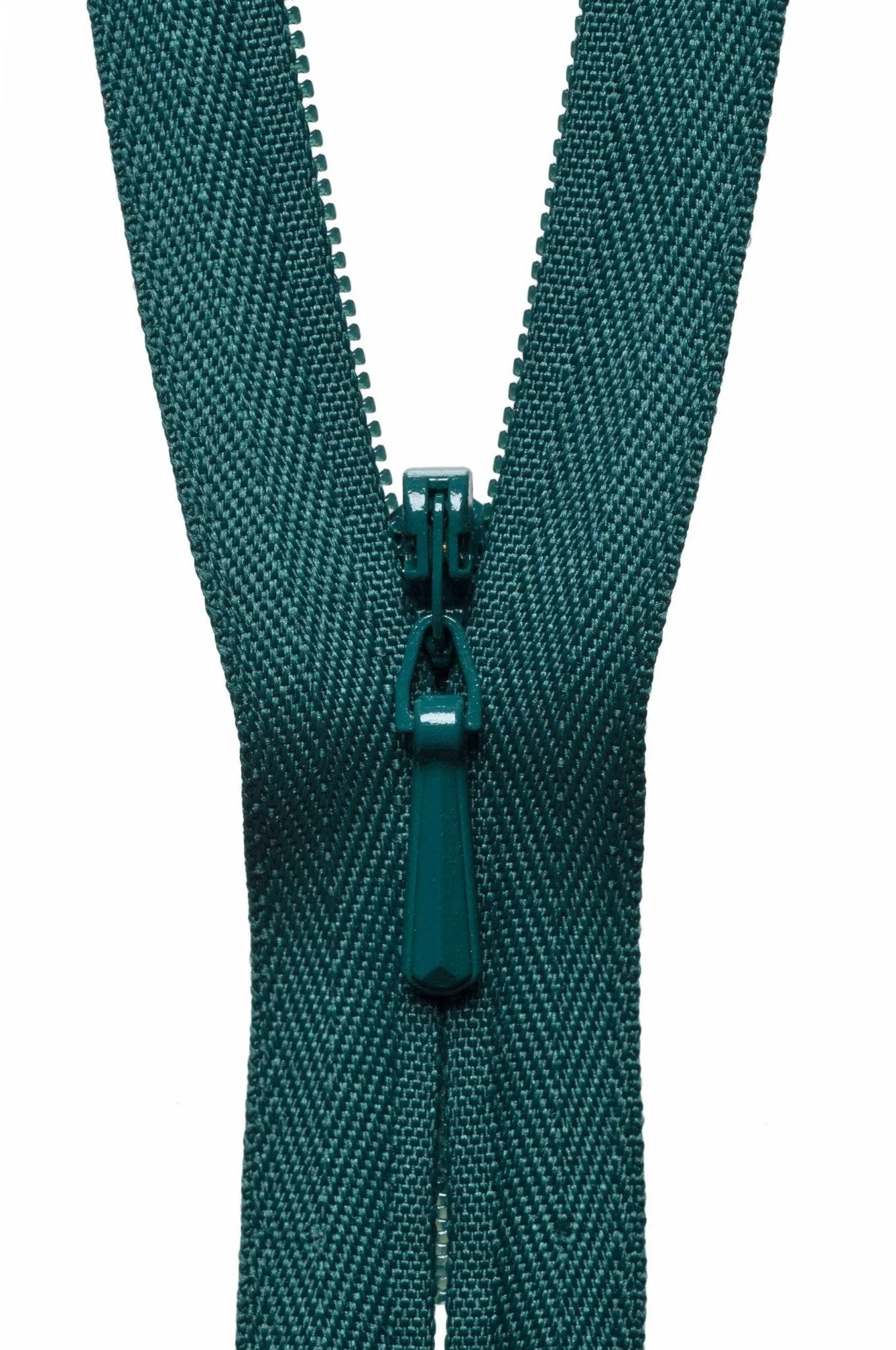 YKK Concealed / Invisible Zip - 20cm / 8'' - Hunter Green 530