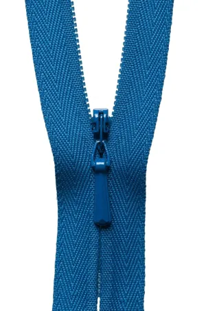 YKK Concealed / Invisible Zip - 20cm / 8'' - Saxe Blue 557