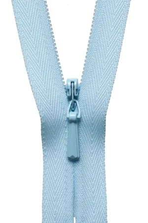 YKK Concealed / Invisible Zip - 23cm / 9'' - Baby Blue 542
