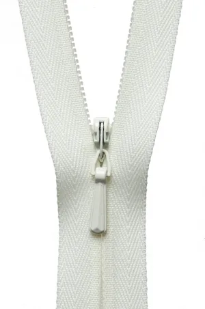 YKK Concealed / Invisible Zip - 23cm / 9'' - Cream 502