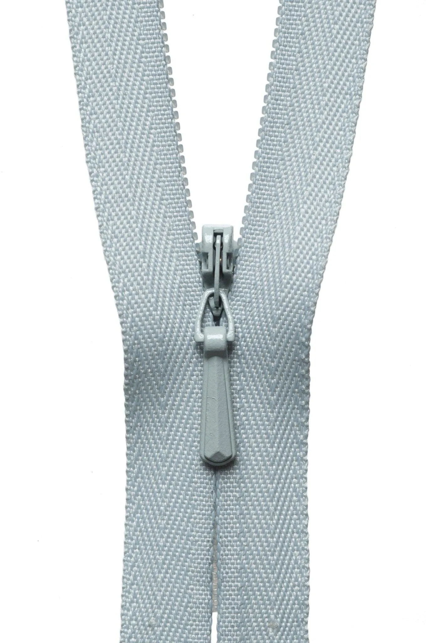 YKK Concealed / Invisible Zip - 23cm / 9'' - Pale Grey 574