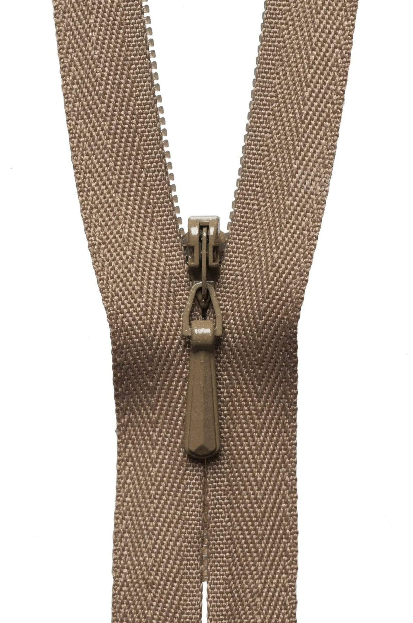YKK Concealed / Invisible Zip - 41cm / 16'' - Sandalwood 896