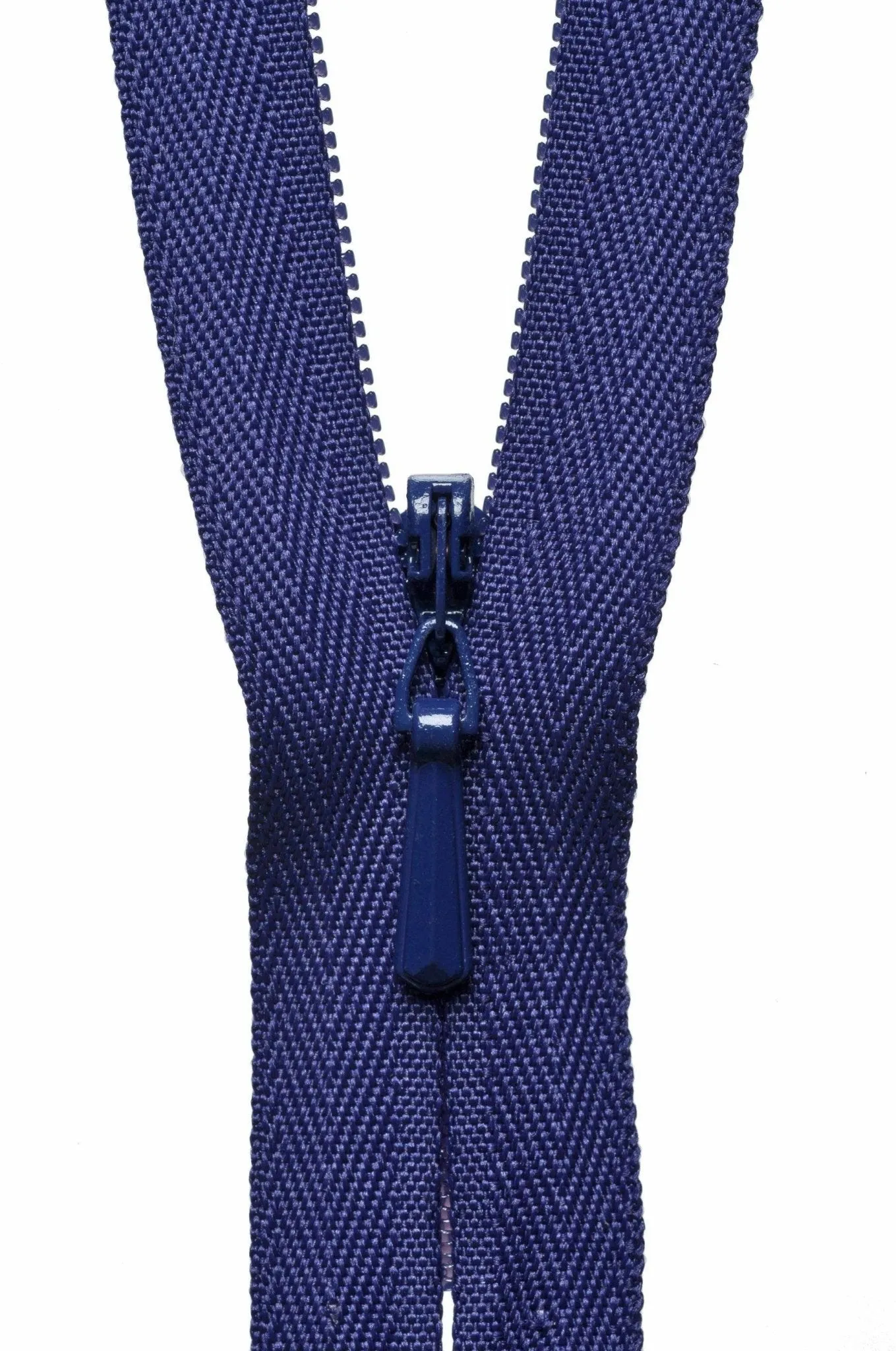 YKK Concealed / Invisible Zip - 56cm / 22'' - Dark Purple 866
