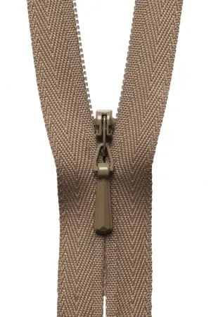 YKK Concealed / Invisible Zip - 56cm / 22'' - Sandalwood 896